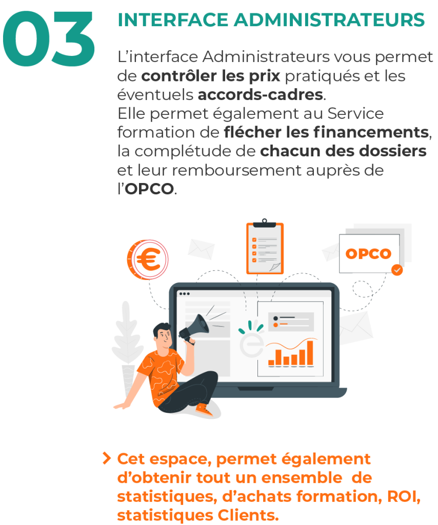 infographie sur module interface administrateurs